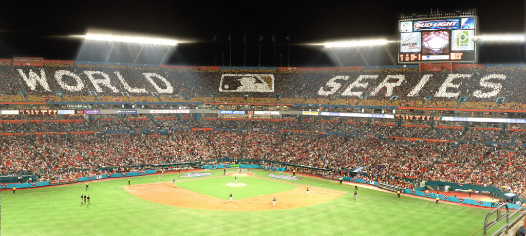 2003 World Series Card Stunt